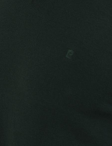 Yeşil Slim Fit Basic Kazak - 50194205063