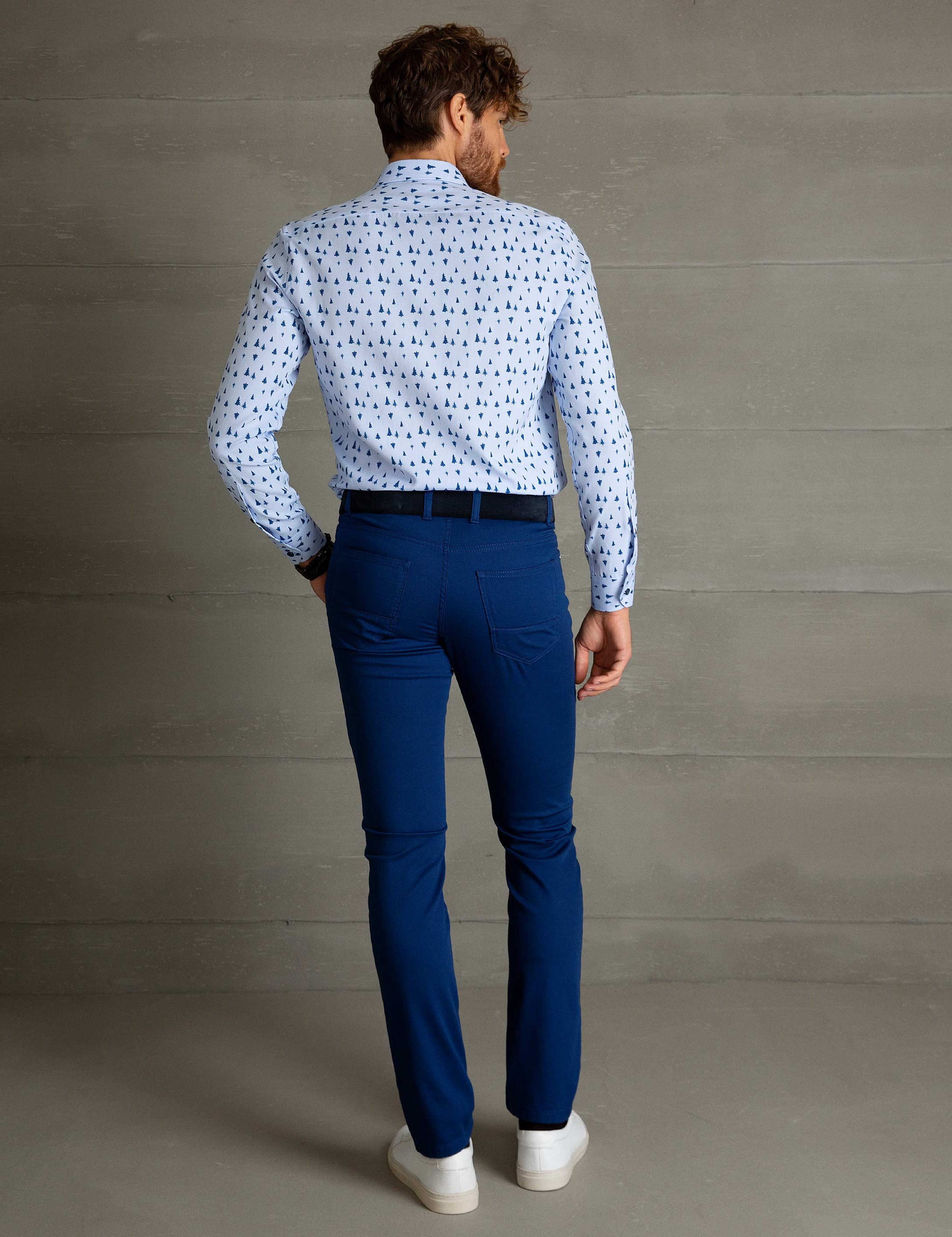İndigo Slim Fit Chino Pantolon - Image 3