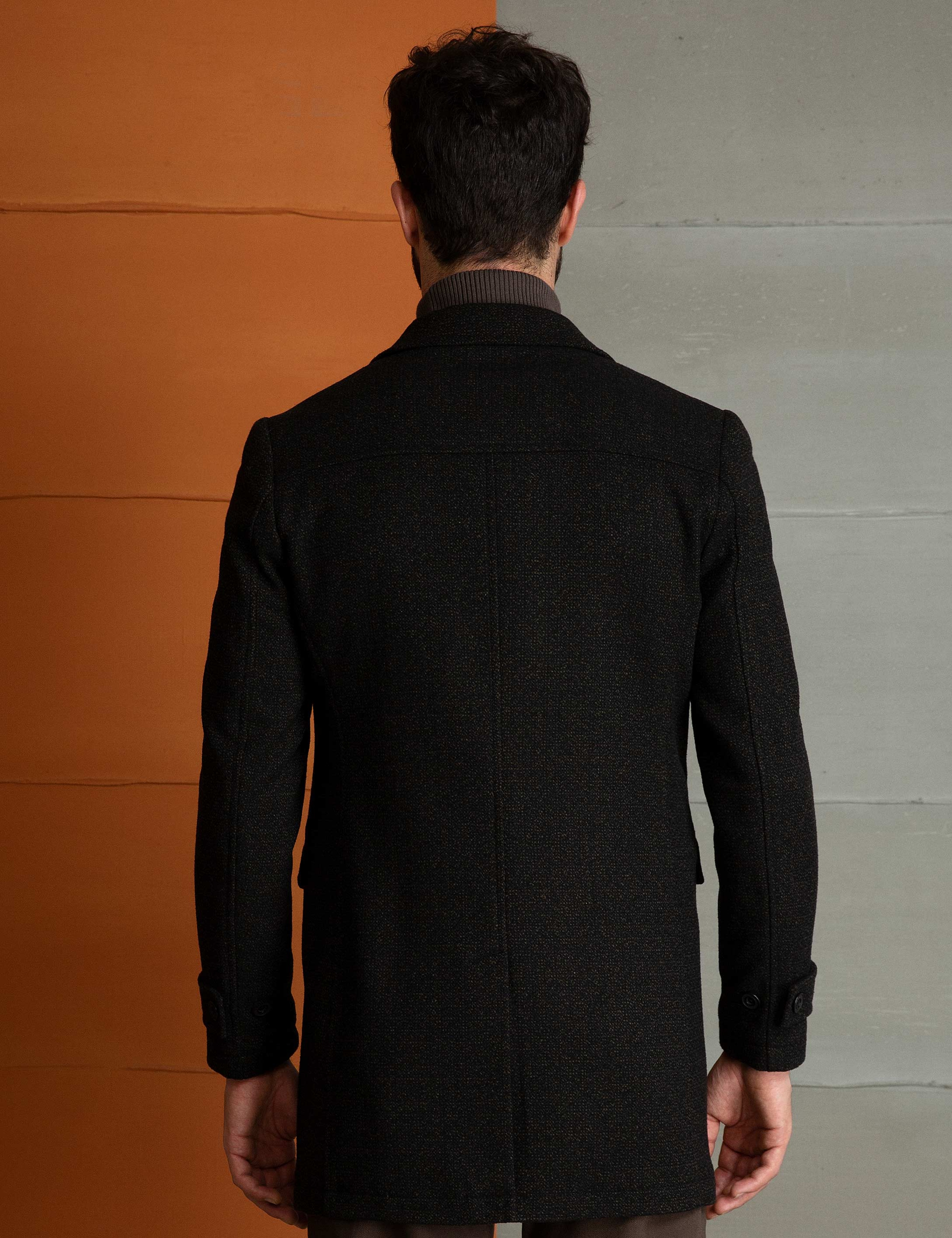 Haki Ex. Slim Fit Palto