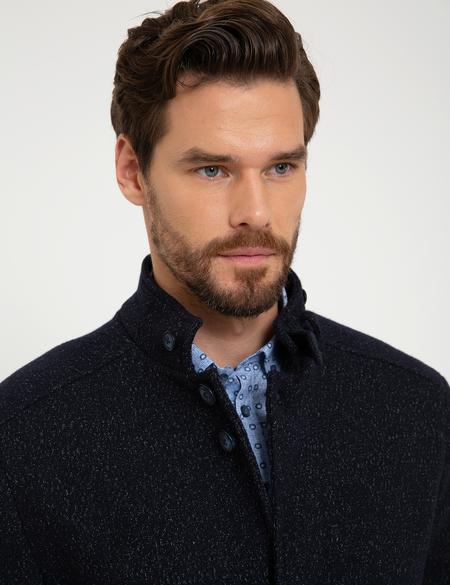 Lacivert Ex.Slim Fit Palto - 50194438029