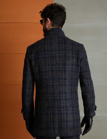 Lacivert Slim Fit Palto - 50194440029