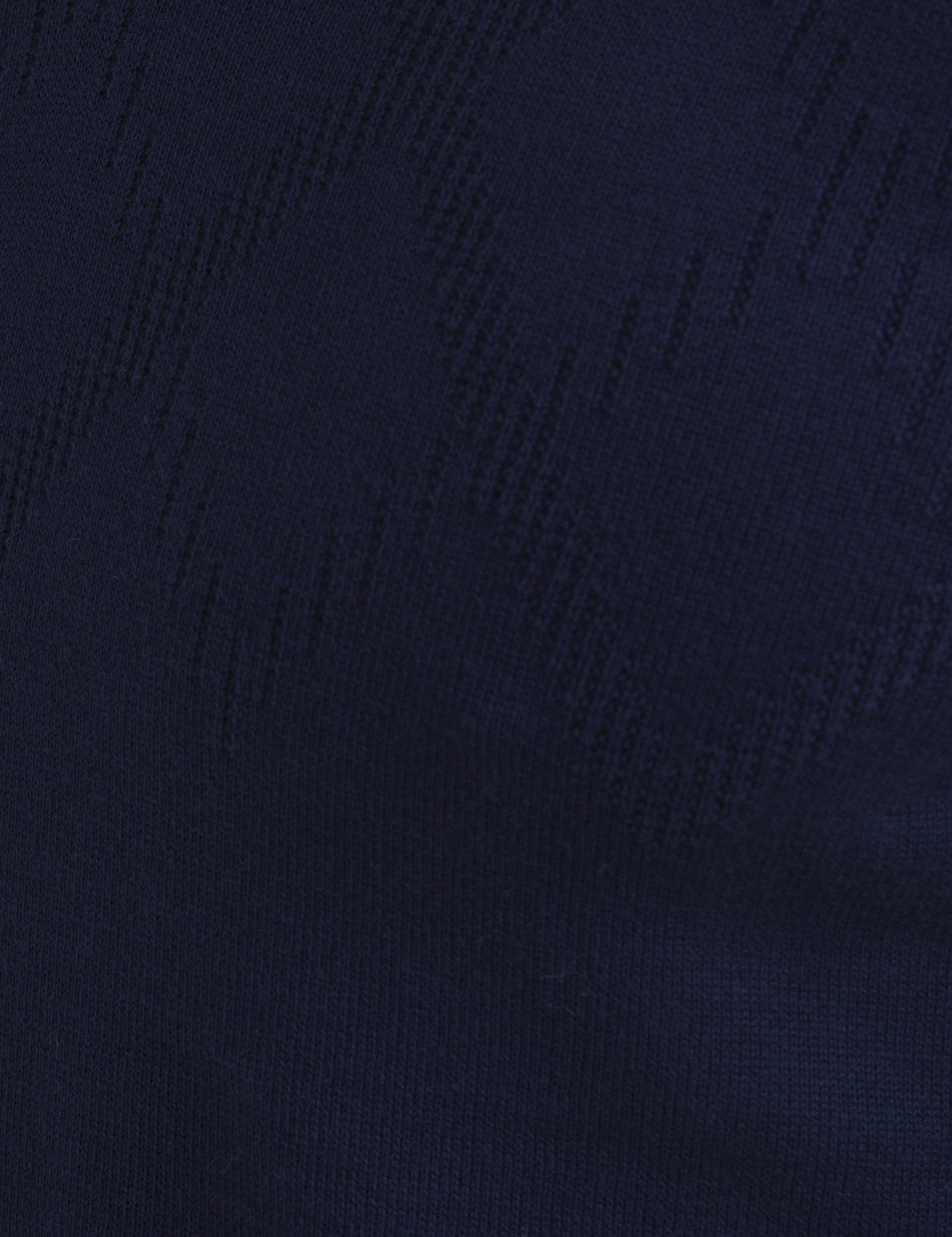 Lacivert Slim Fit V Yaka Triko Kazak