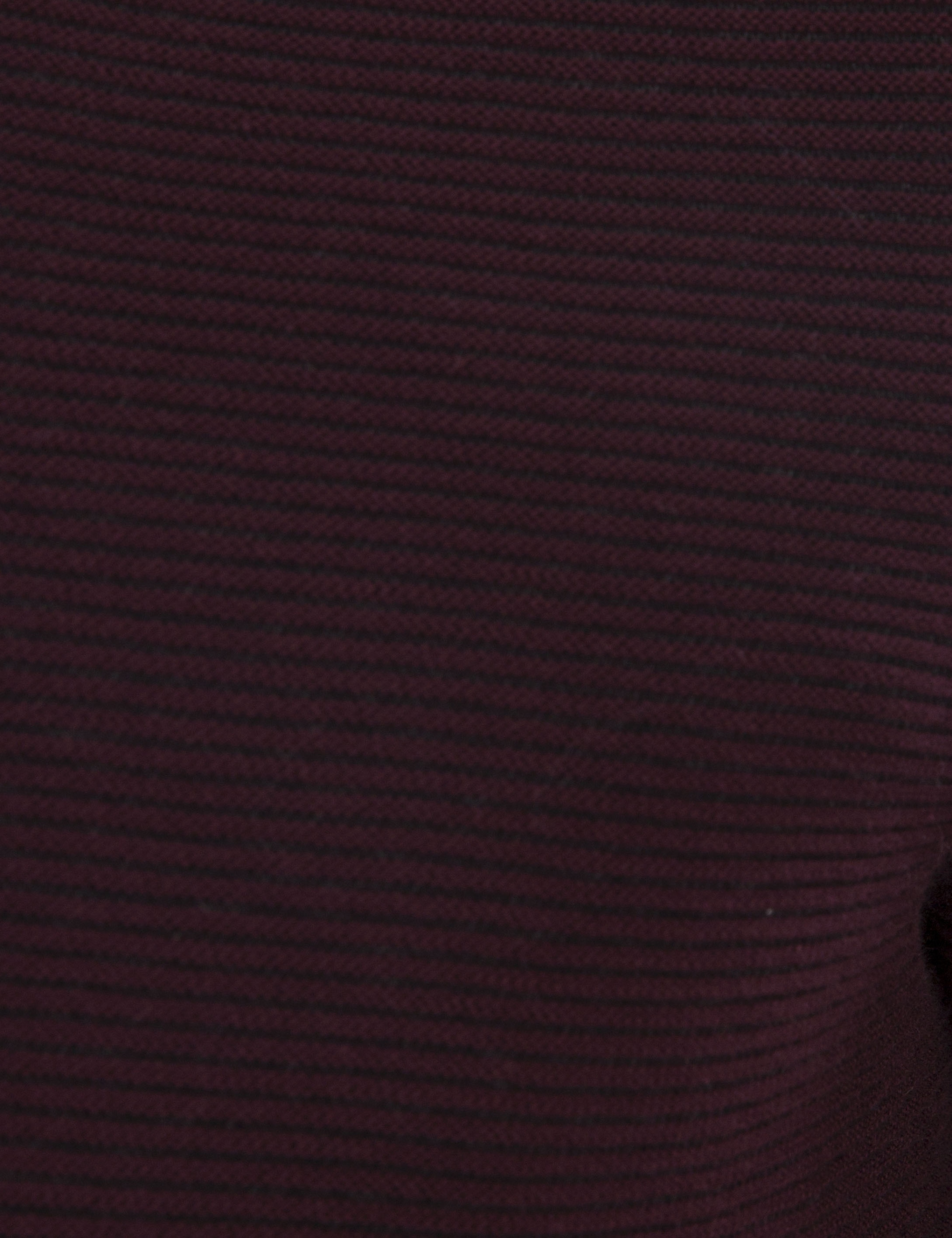 Bordo Slim Fit Bisiklet Yaka Triko Kazak - Image 4