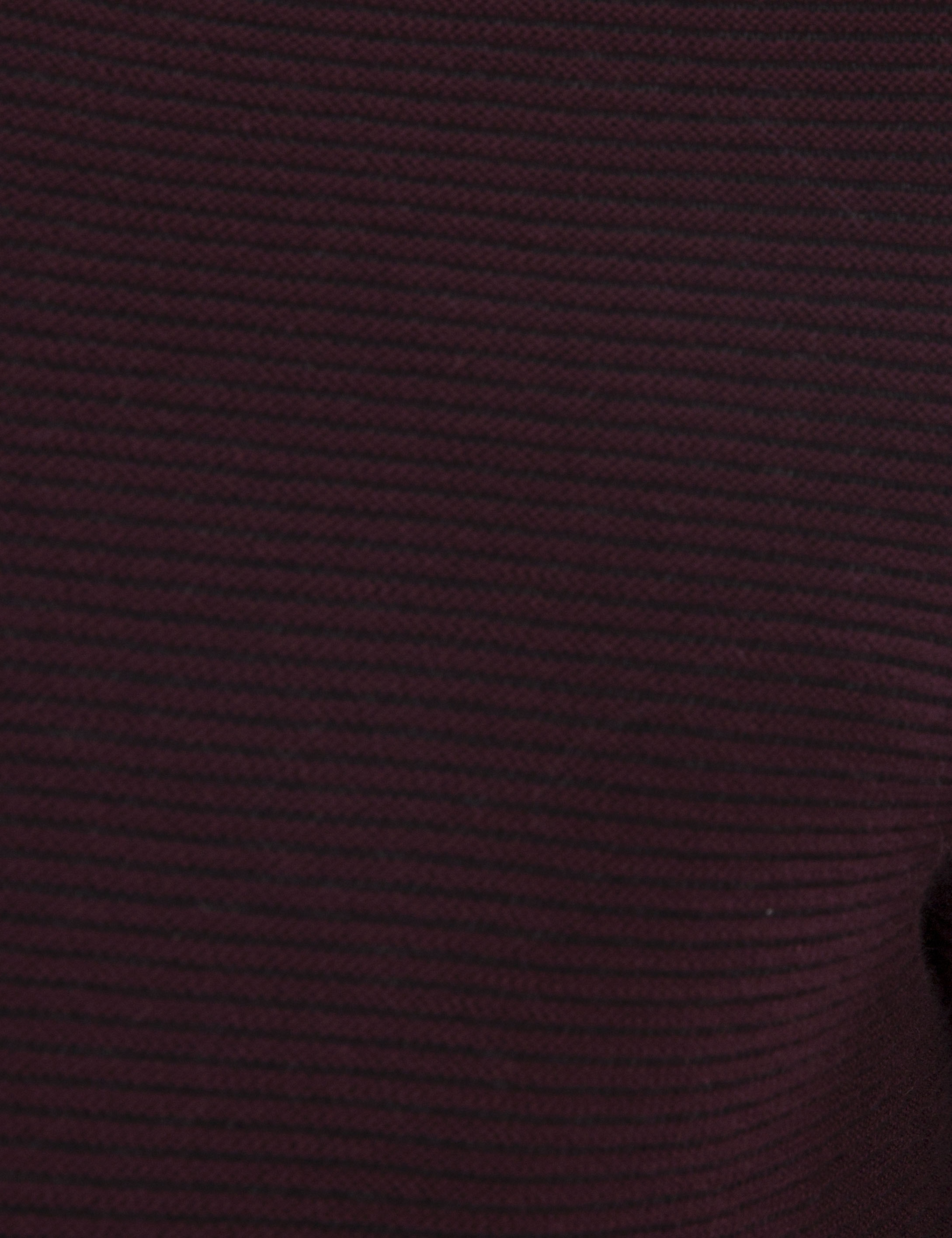 Bordo Slim Fit Bisiklet Yaka Triko Kazak