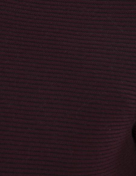 Bordo Slim Fit Bisiklet Yaka Triko Kazak - 50194467034