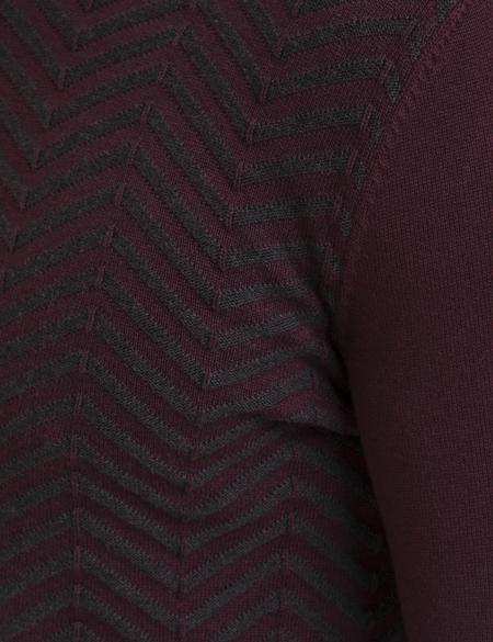 Bordo Slim Fit Triko Kazak - 50194469037