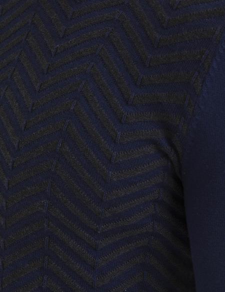 Lacivert Slim Fit Triko Kazak - 50194469044