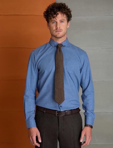 Mavi Regular Fit Uzun Kollu Gömlek - 50194545070