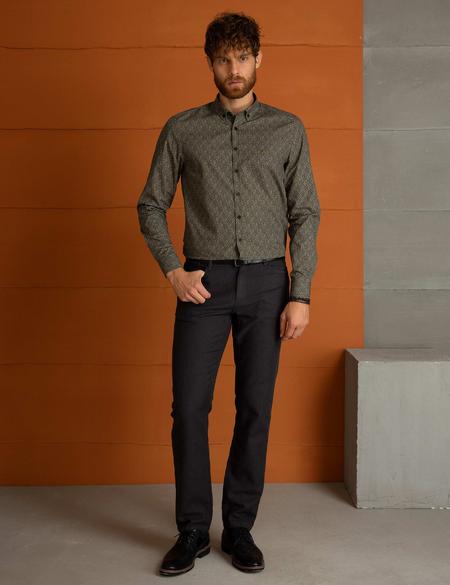 Haki Slim Fit Gömlek - 50194620001