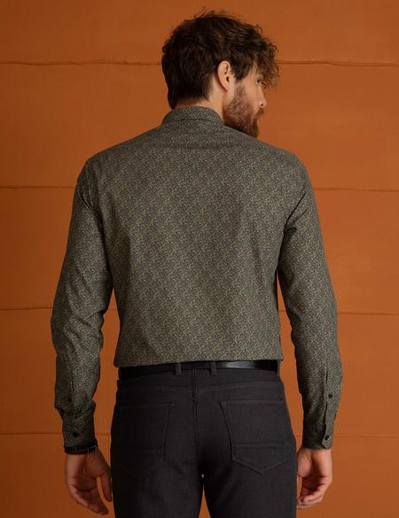 Haki Slim Fit Gömlek - 50194620001