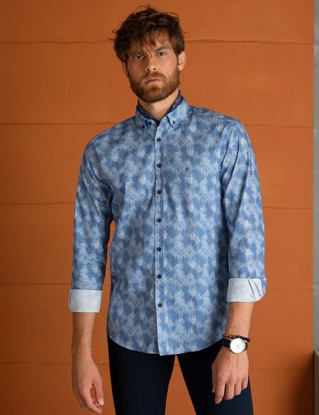 Mavi Slim Fit Uzun Kollu Gömlek - 50194631010