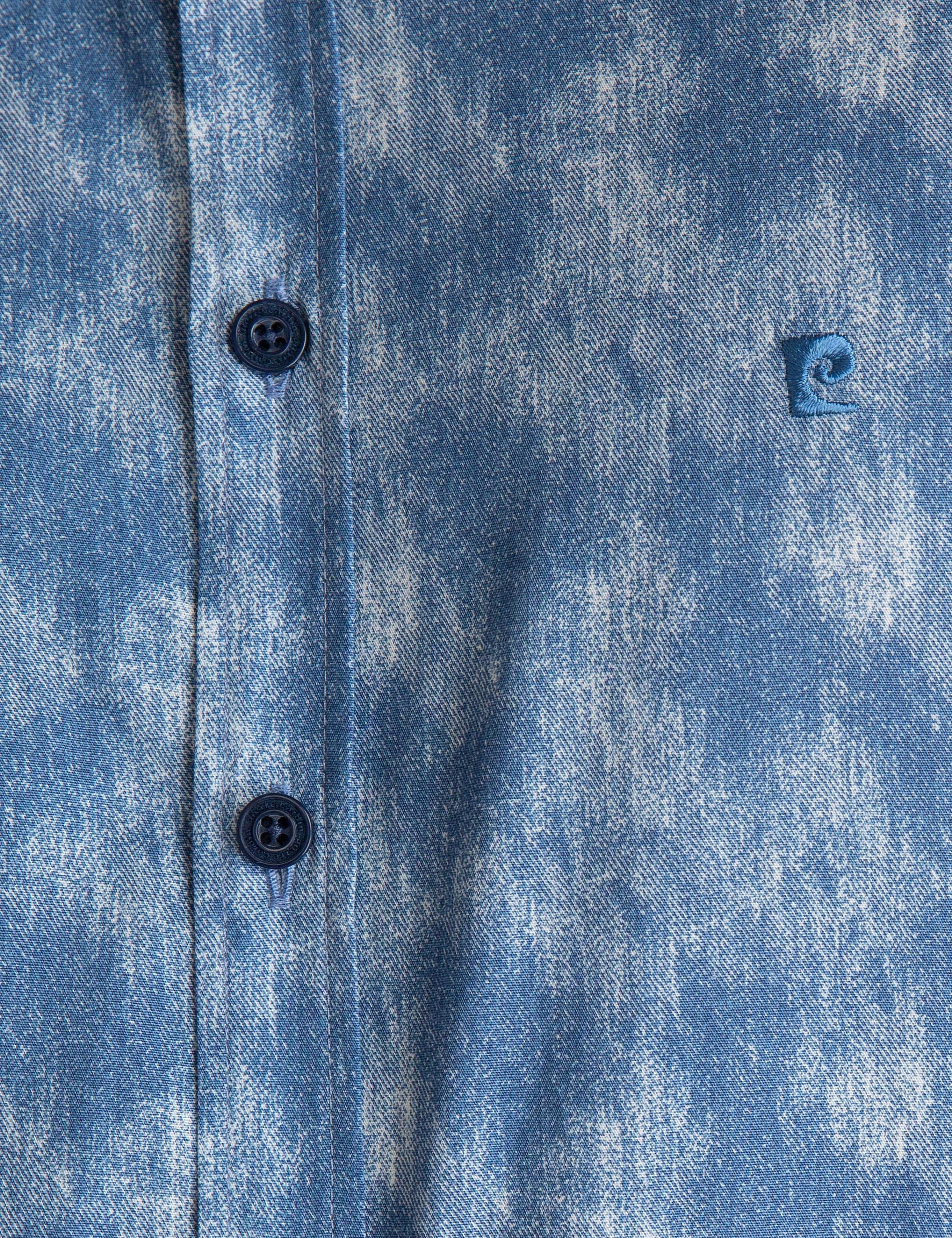 Mavi Slim Fit Uzun Kollu Gömlek