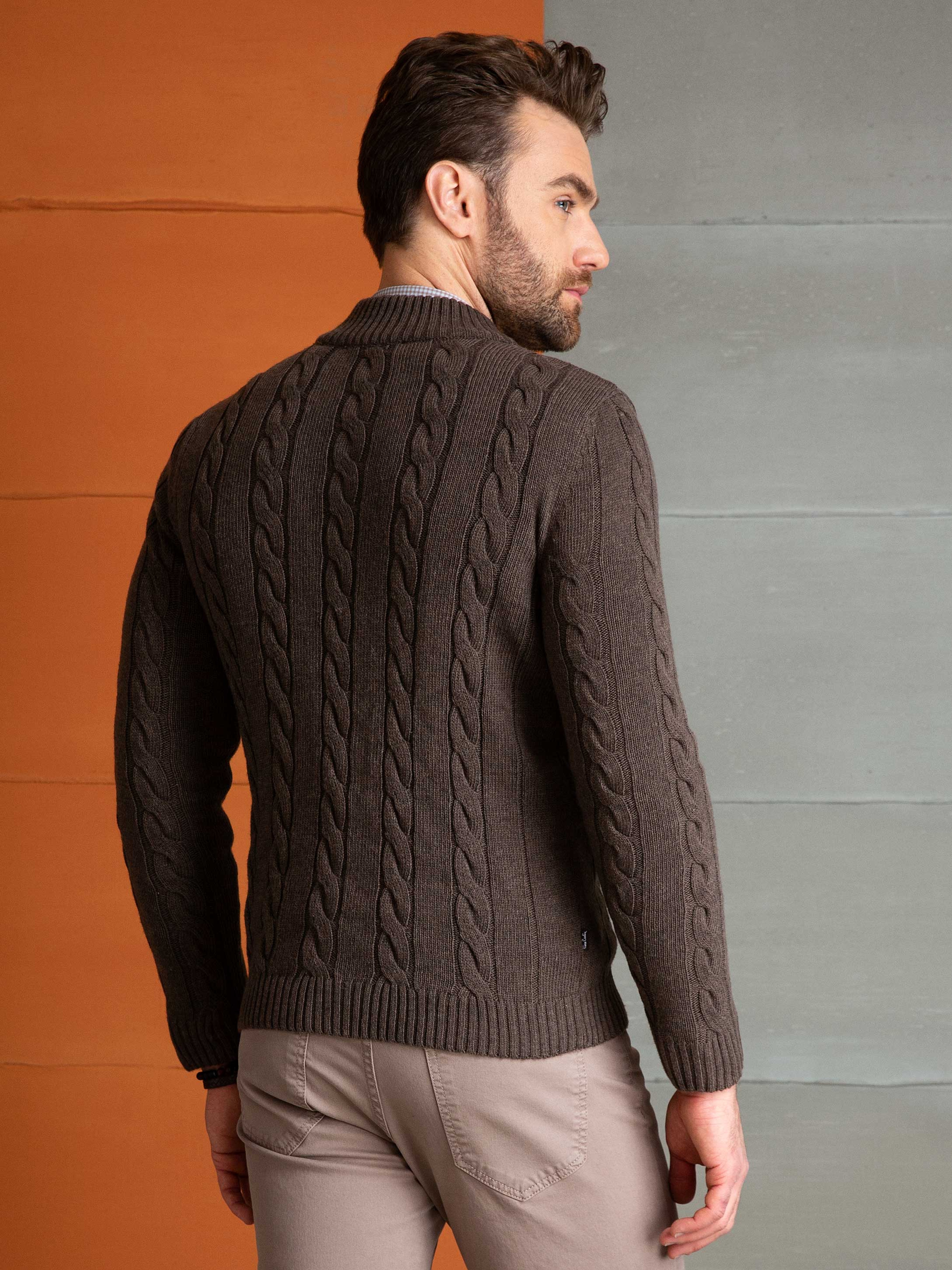 Vizon Slim Fit Triko Hırka - Image 3