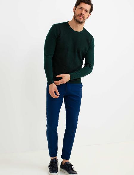 Yeşil Triko Kazak - 50194825001