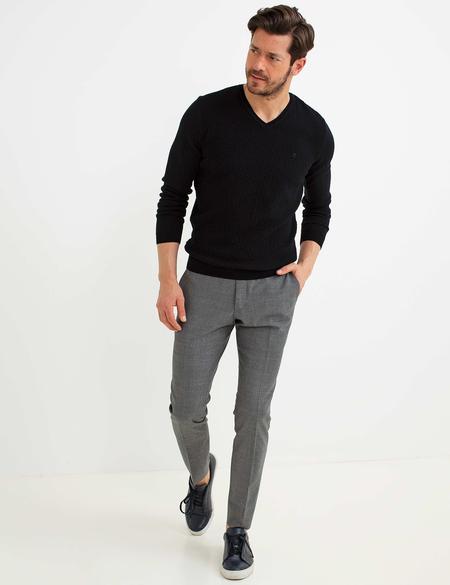 Siyah Triko Kazak - 50194833021