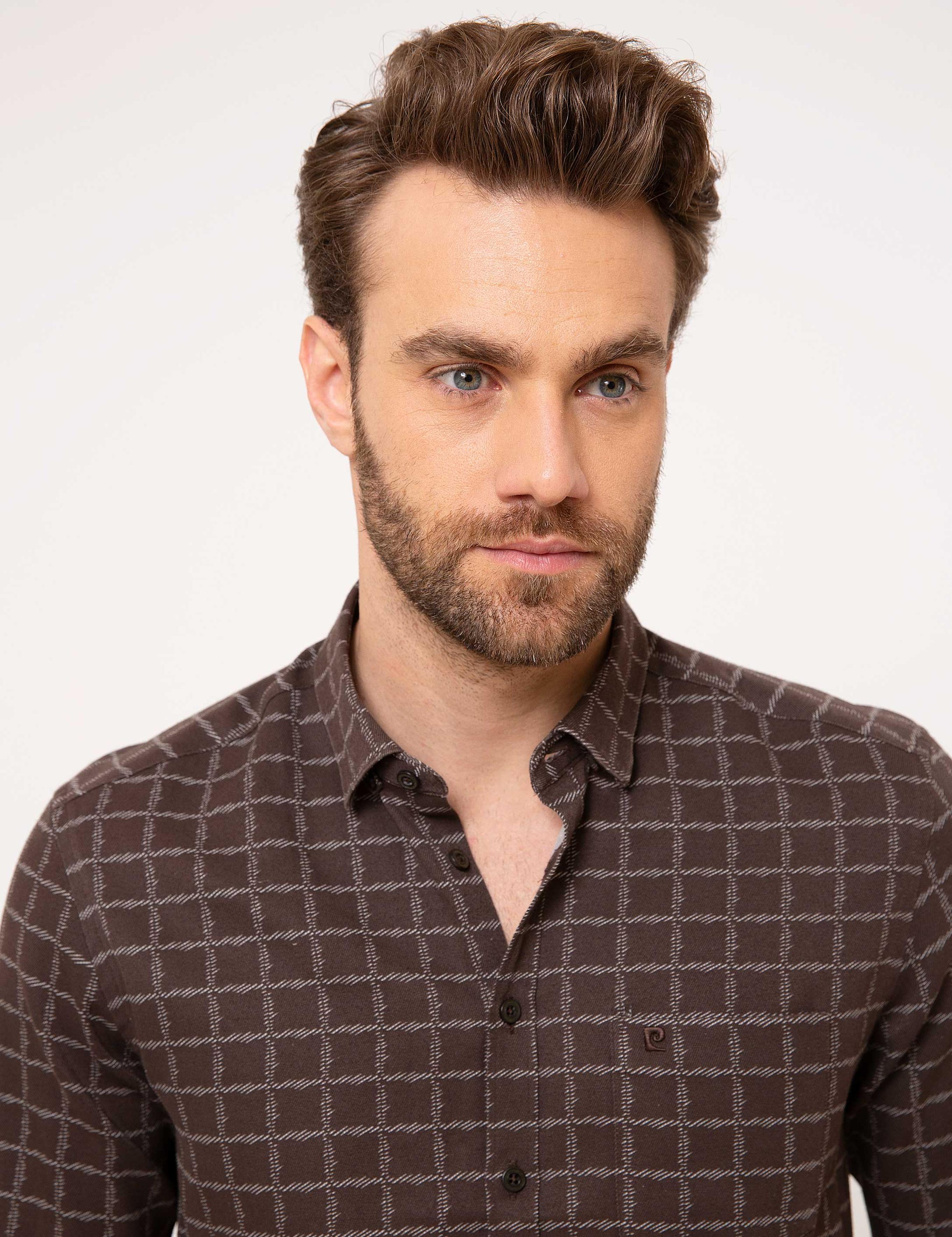 Kahverengi Regular Fit Gömlek