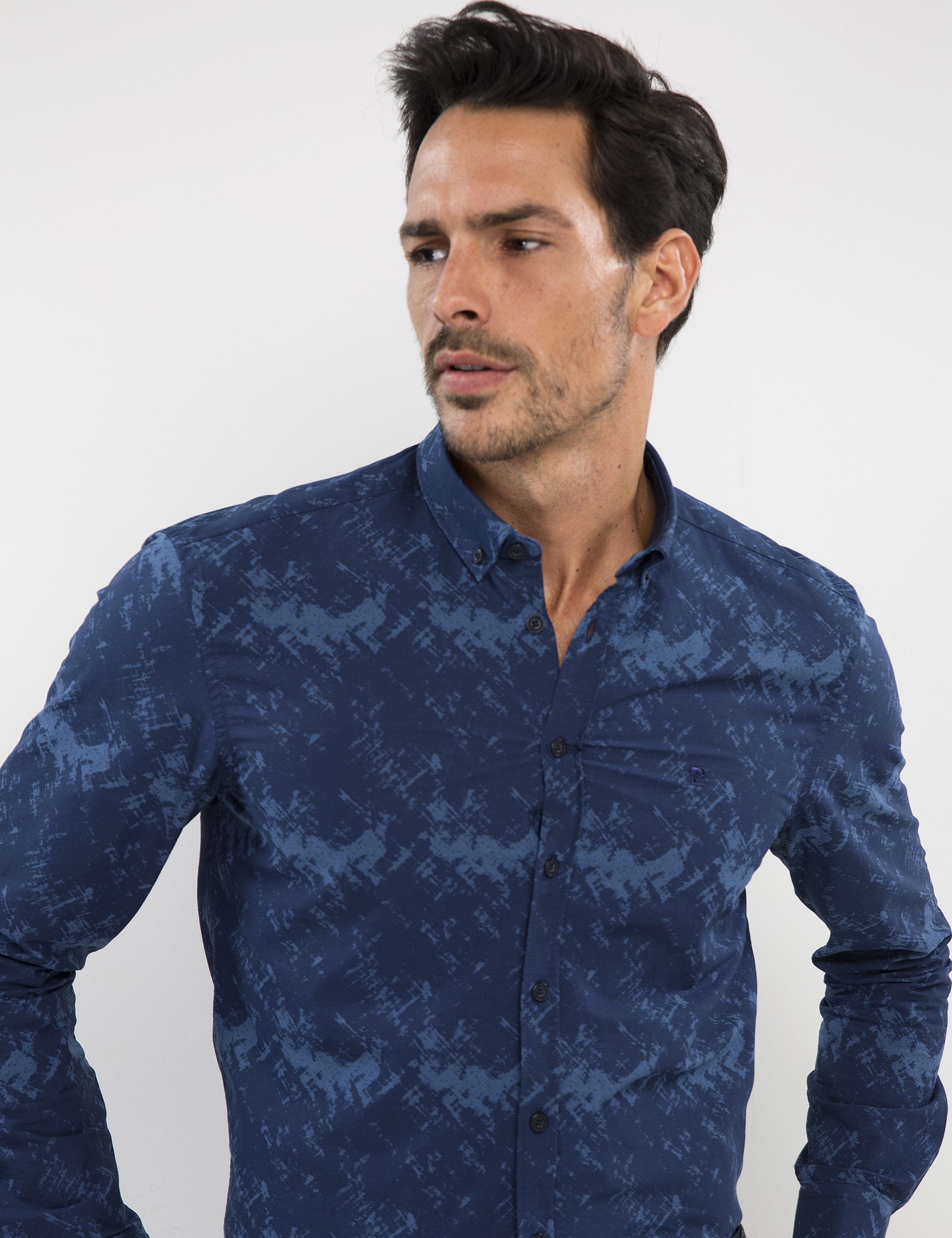 Lacivert Slim Fit Gömlek