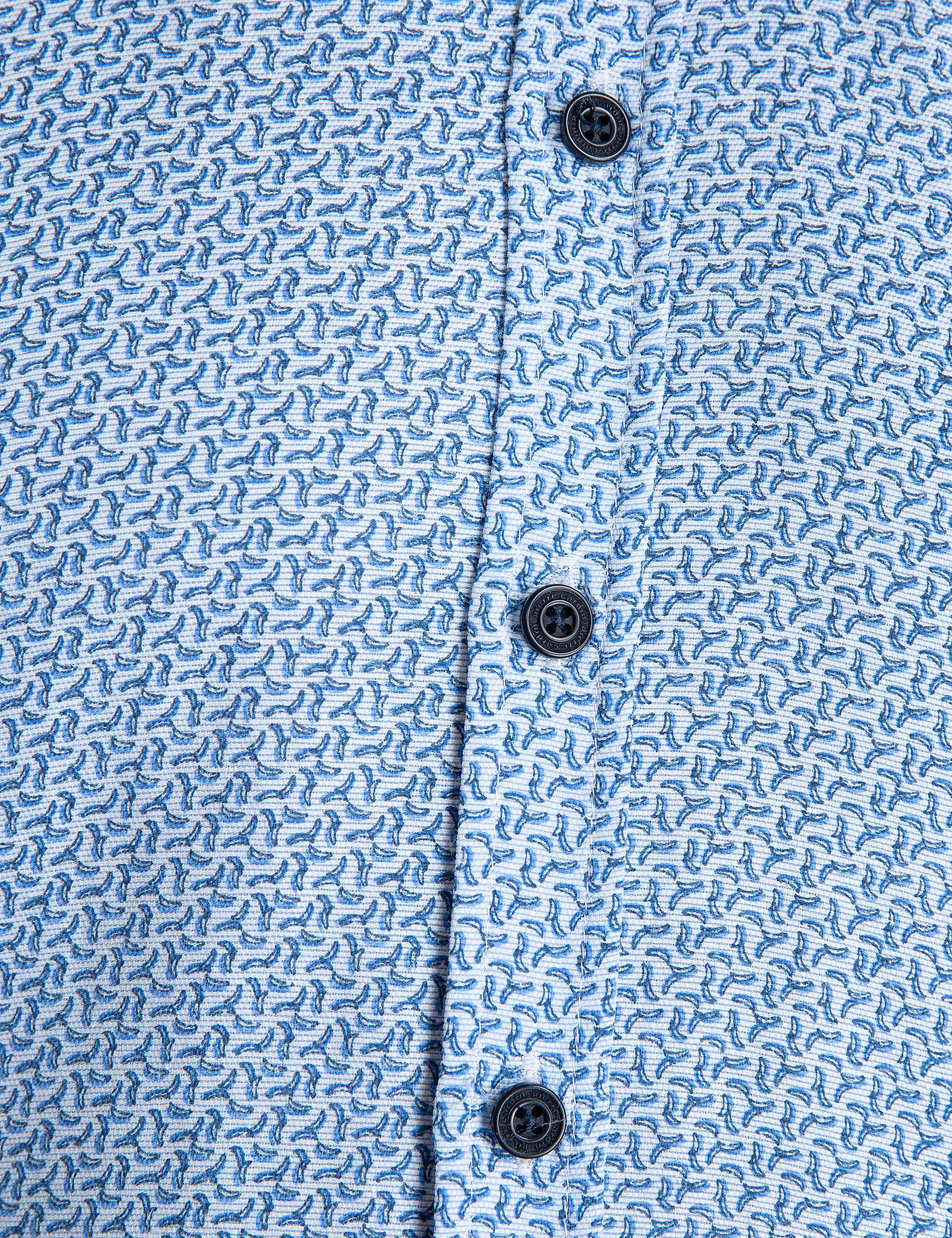 Mavi Slim Fit Gömlek - Image 4