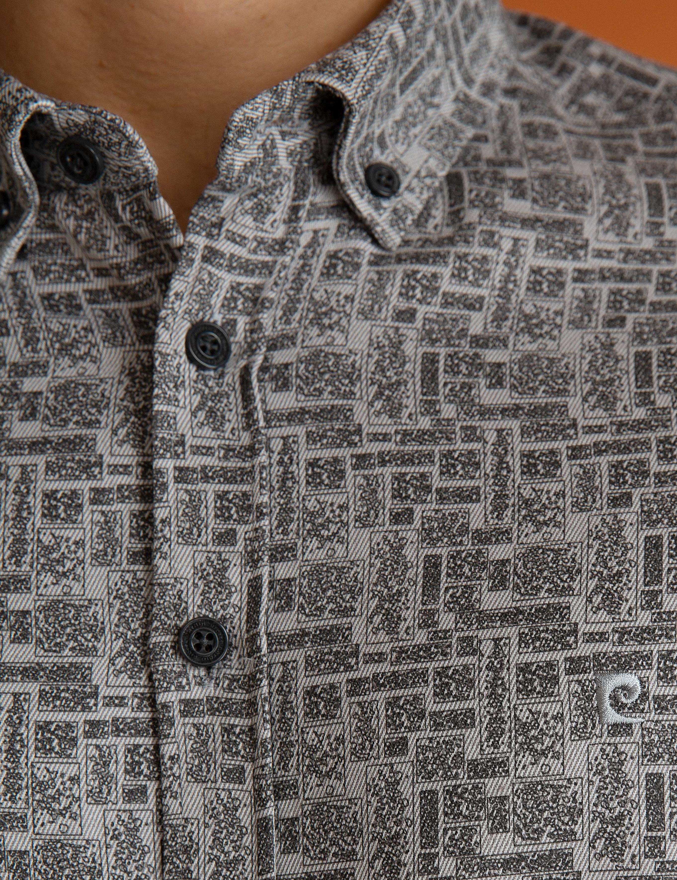 Gri Slim Fit Gömlek