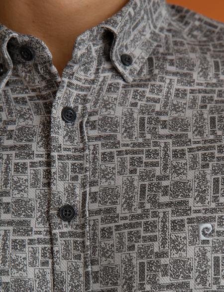 Gri Slim Fit Gömlek - 50194966001