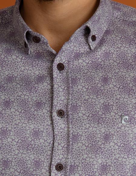 Fuşya Slim Fit Gömlek - 50194971008