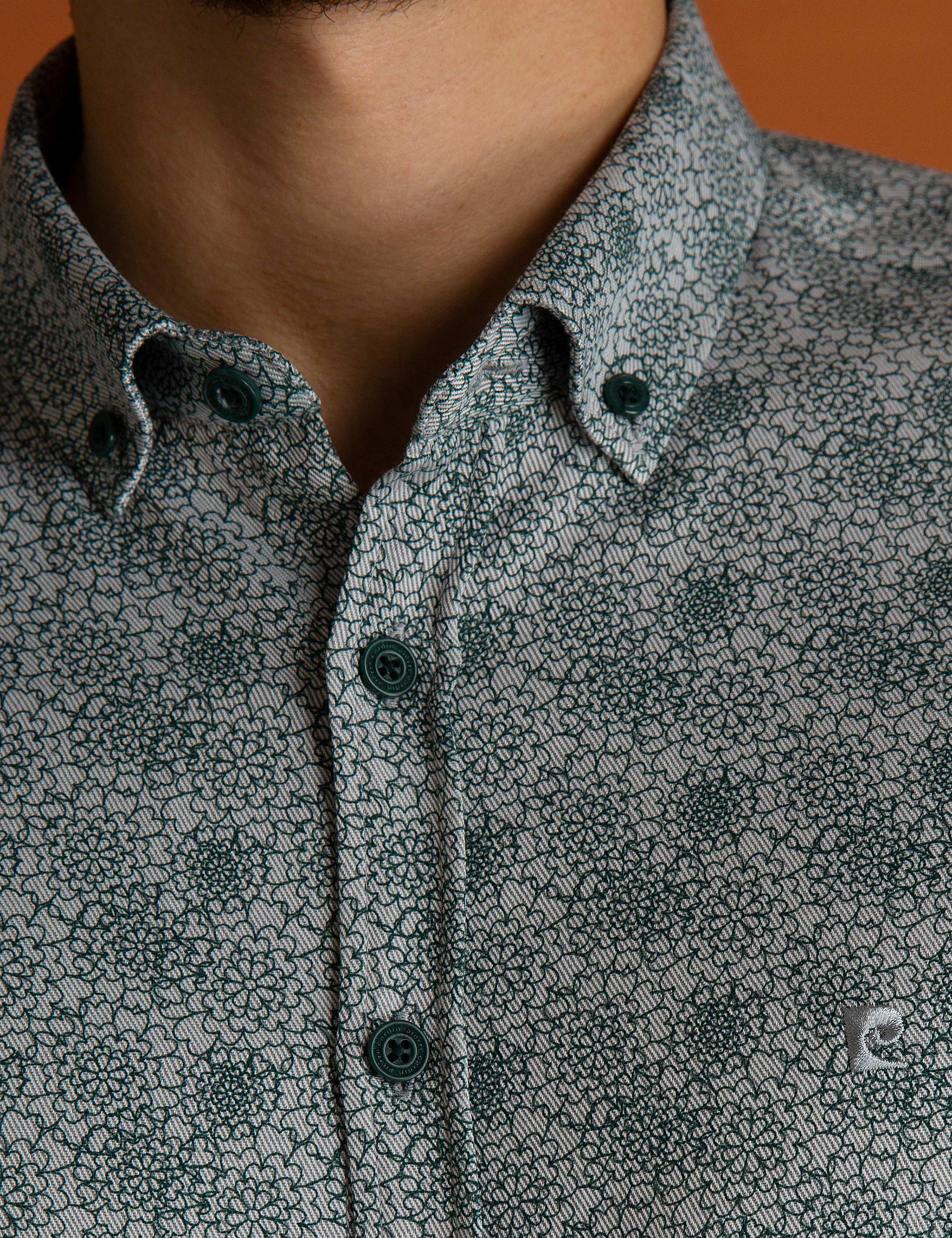 Yeşil Slim Fit Gömlek