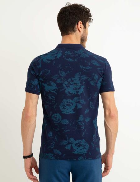 Lacivert Slim Fit T-Shirt - 50195151044