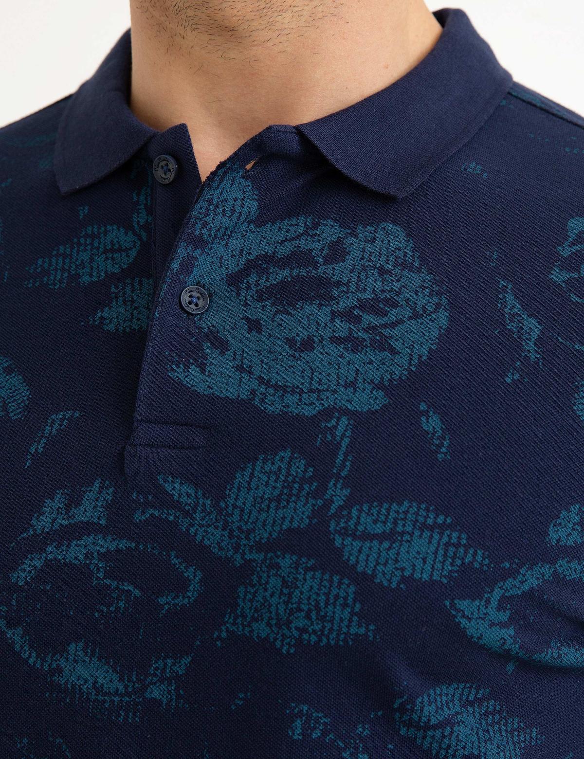 Lacivert Slim Fit T-Shirt - 50195151044