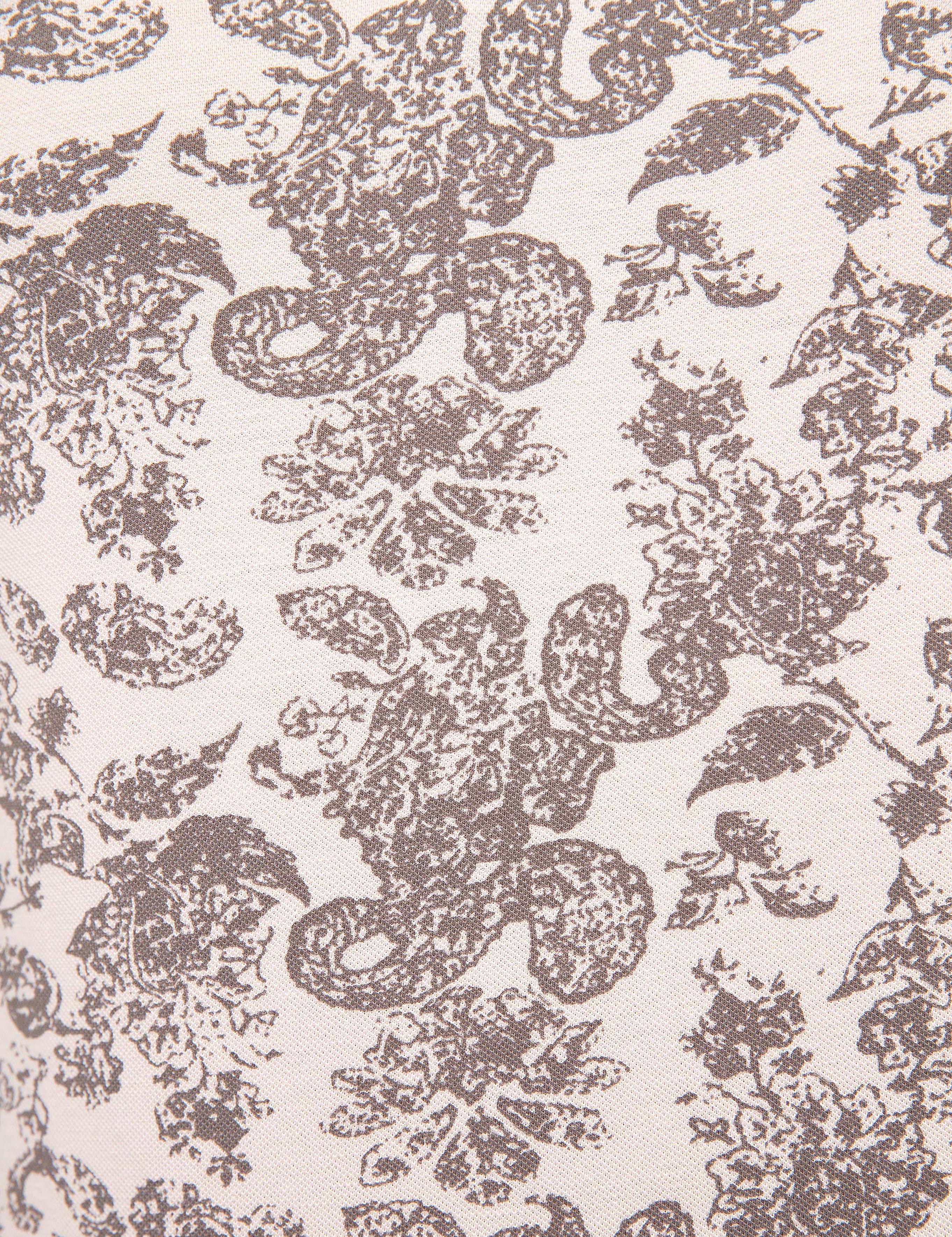 Bej Slim Fit Polo Yaka T-Shirt