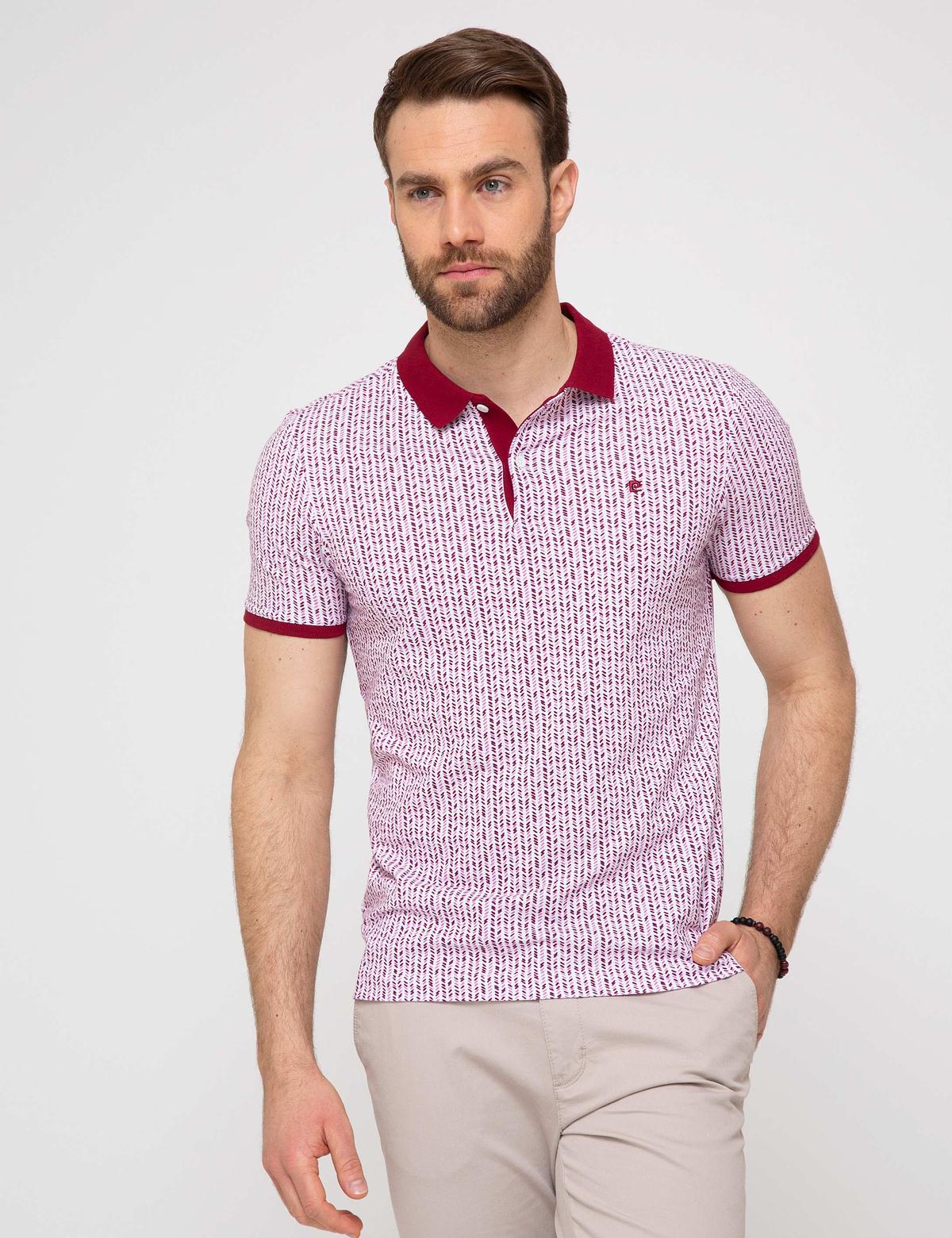 Bordo Slim Fit T-Shirt - 50195159069