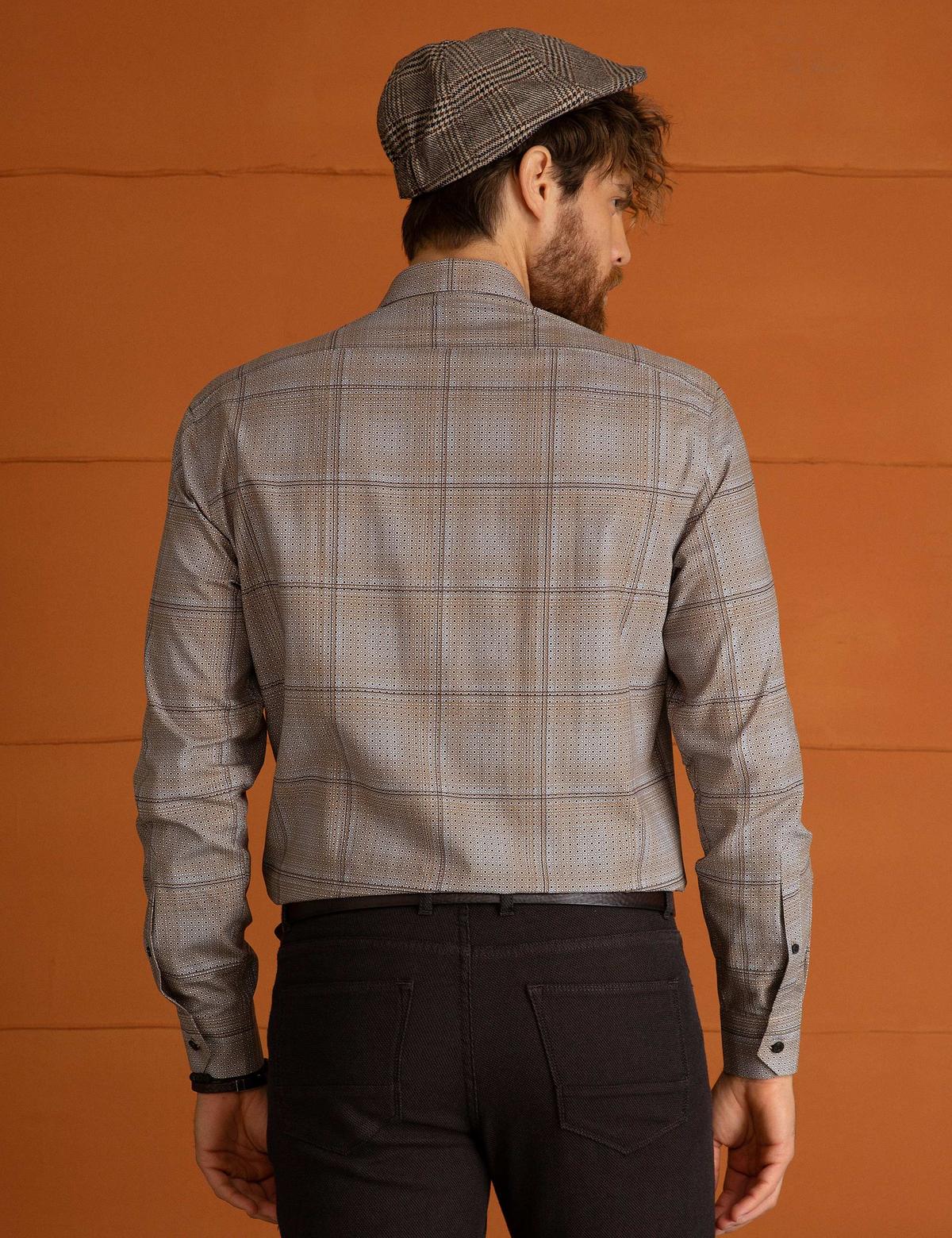 Bej Regular Fit Gömlek - 50195173020