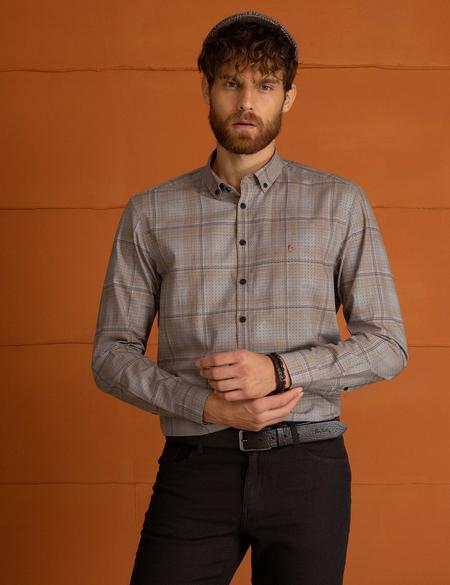 Bej Regular Fit Gömlek - 50195173020