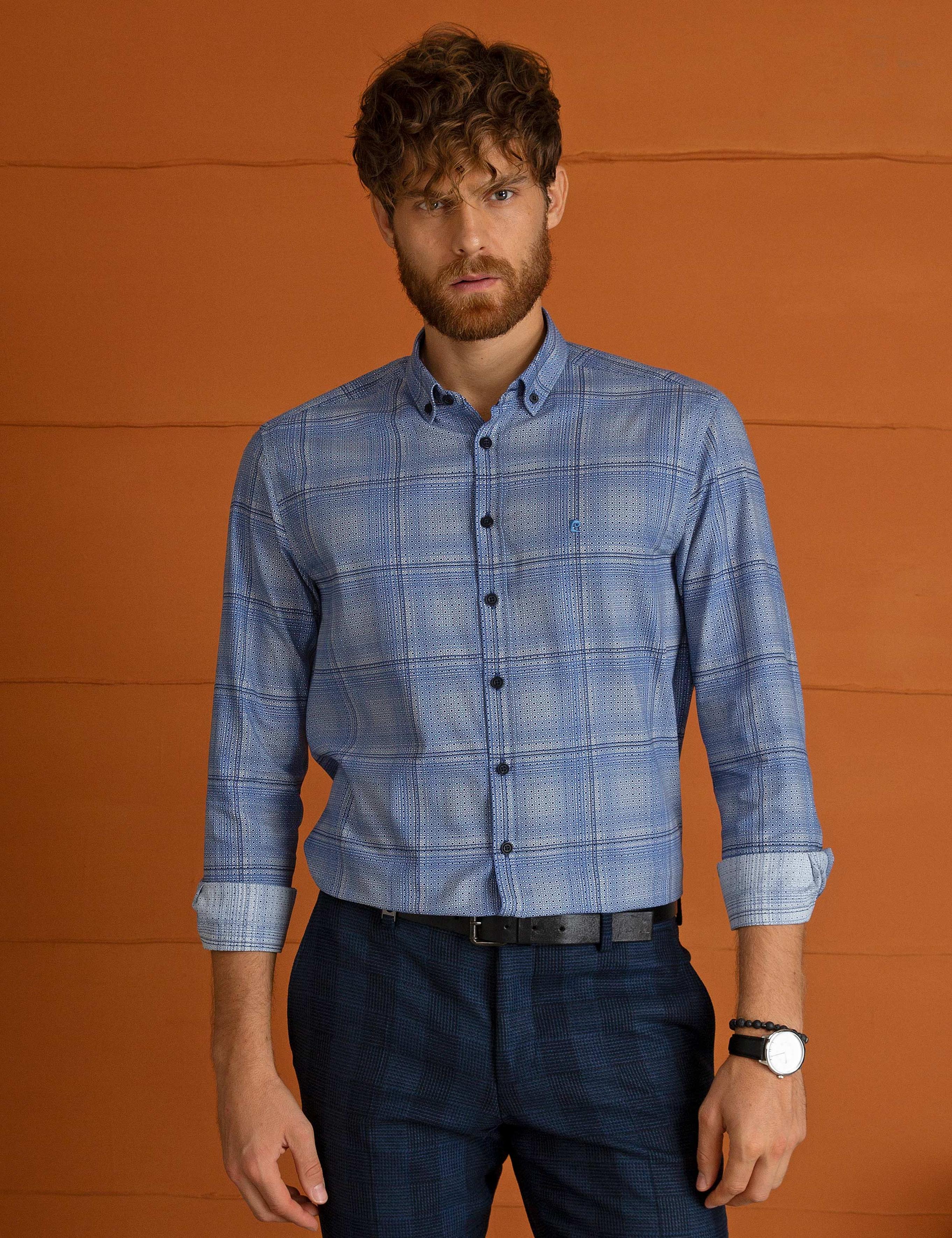 Mavi Regular Fit Uzun Kollu Gömlek