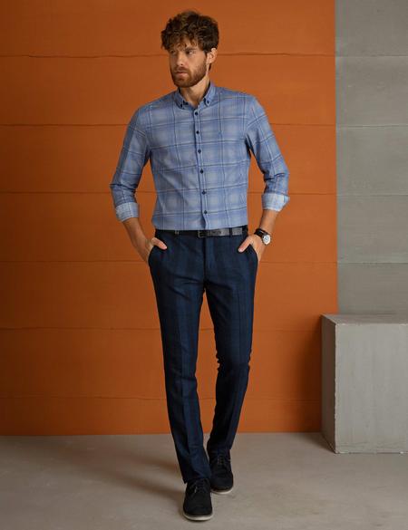 Mavi Regular Fit Uzun Kollu Gömlek - 50195173034