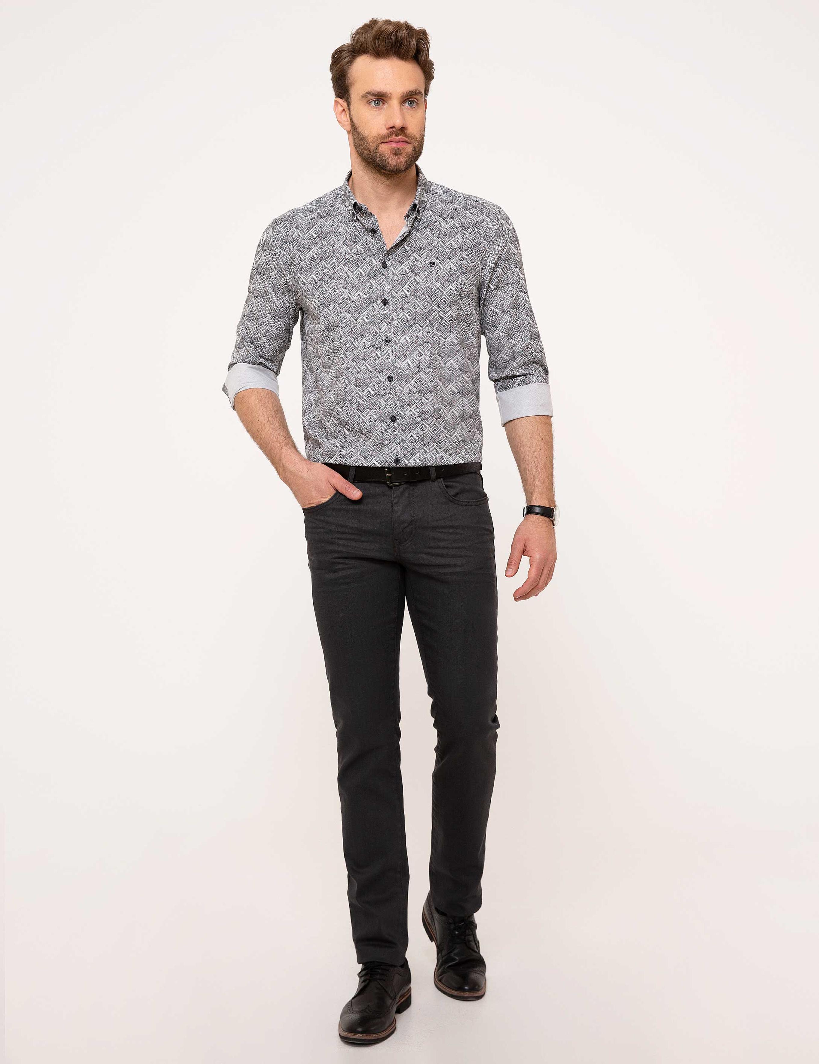 Siyah Slim Fit Gömlek