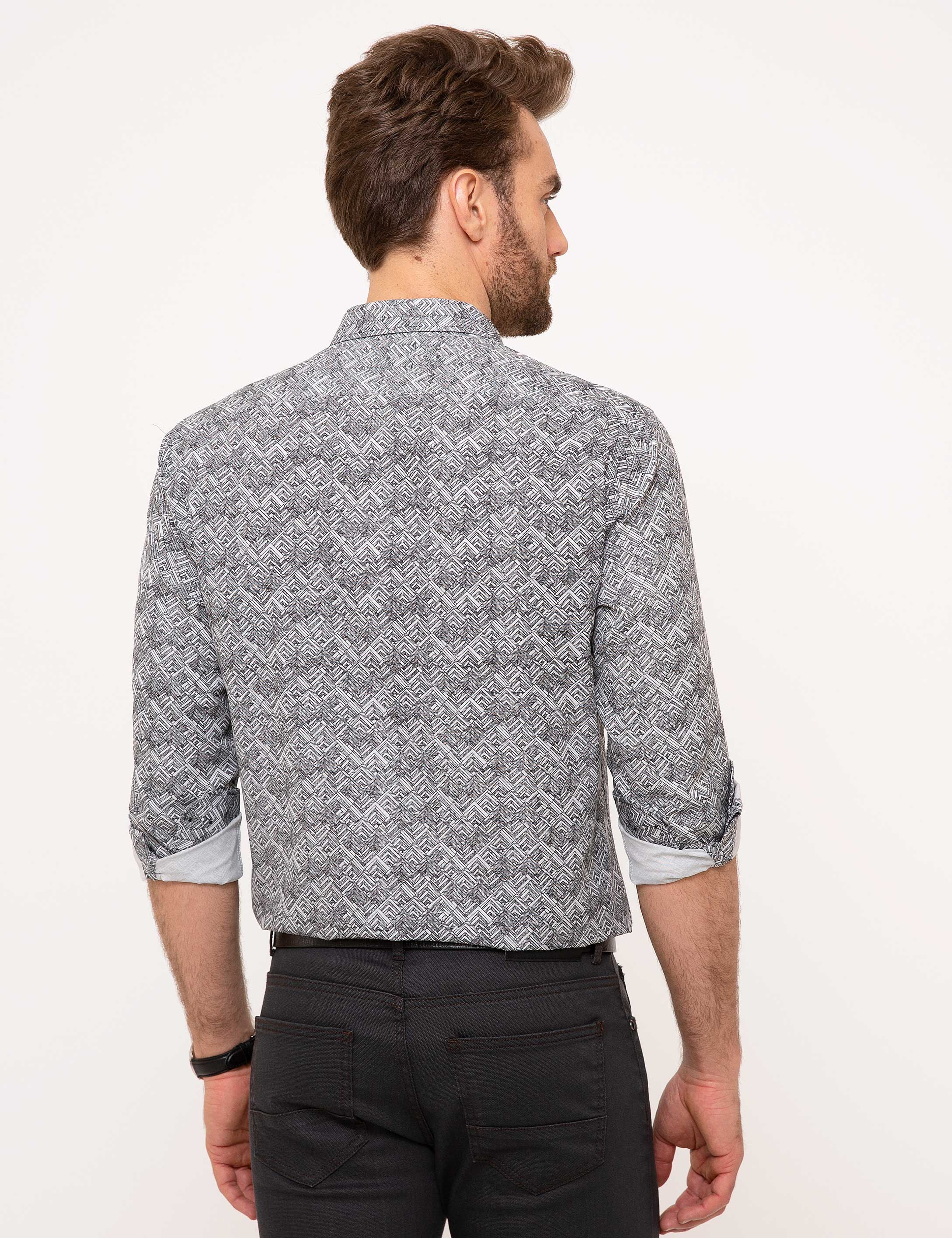 Siyah Slim Fit Gömlek