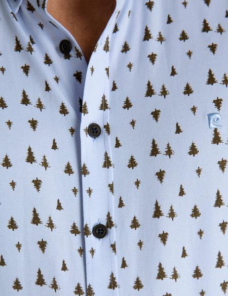 Kahverengi Slim Fit Uzun Kollu Gömlek - 50195200001