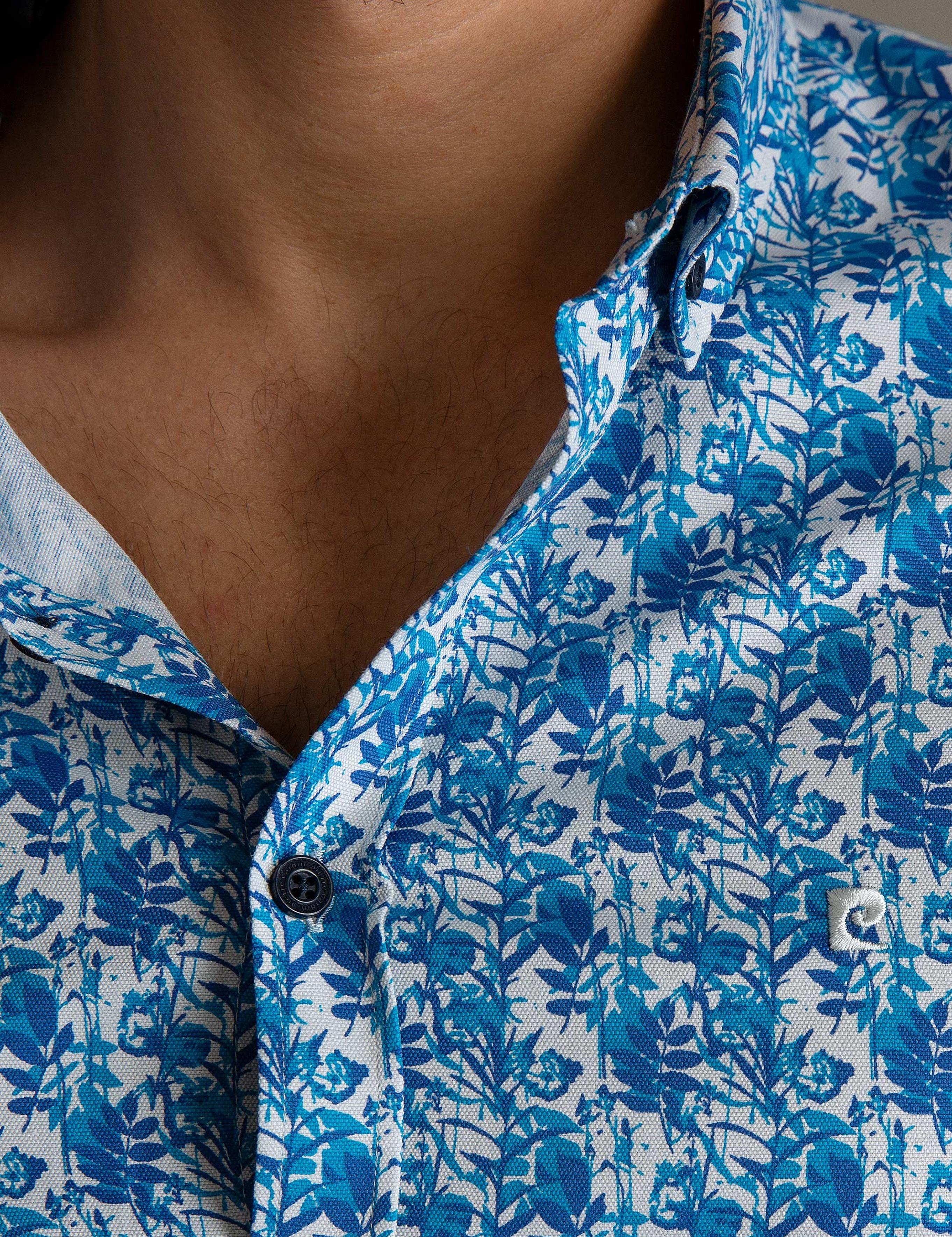 Saks Mavi Slim Fit Gömlek