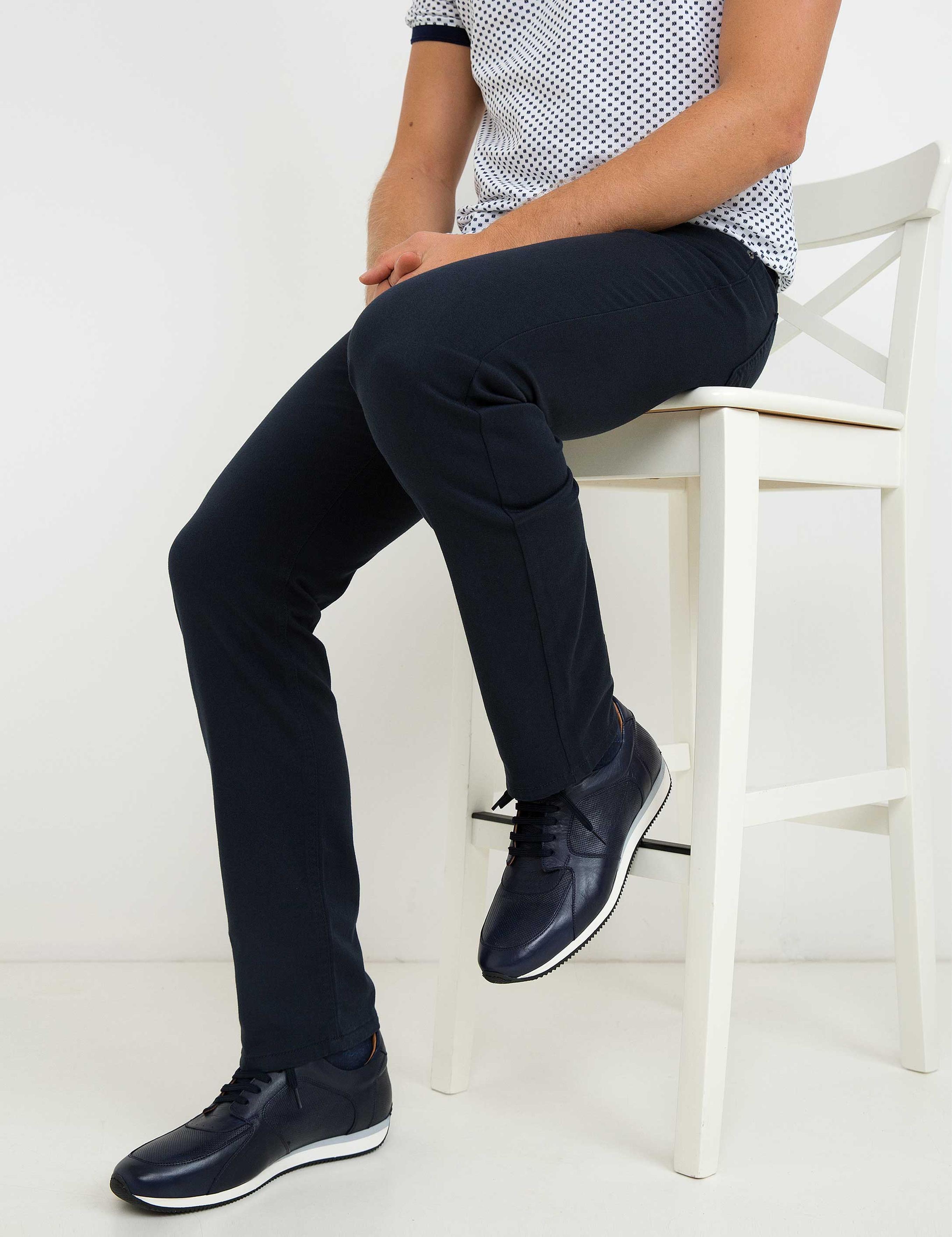 Lacivert Slim Fit Ayakkabı