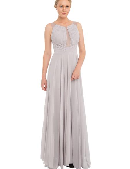 Gri Dokuma Elbise - 50195602008