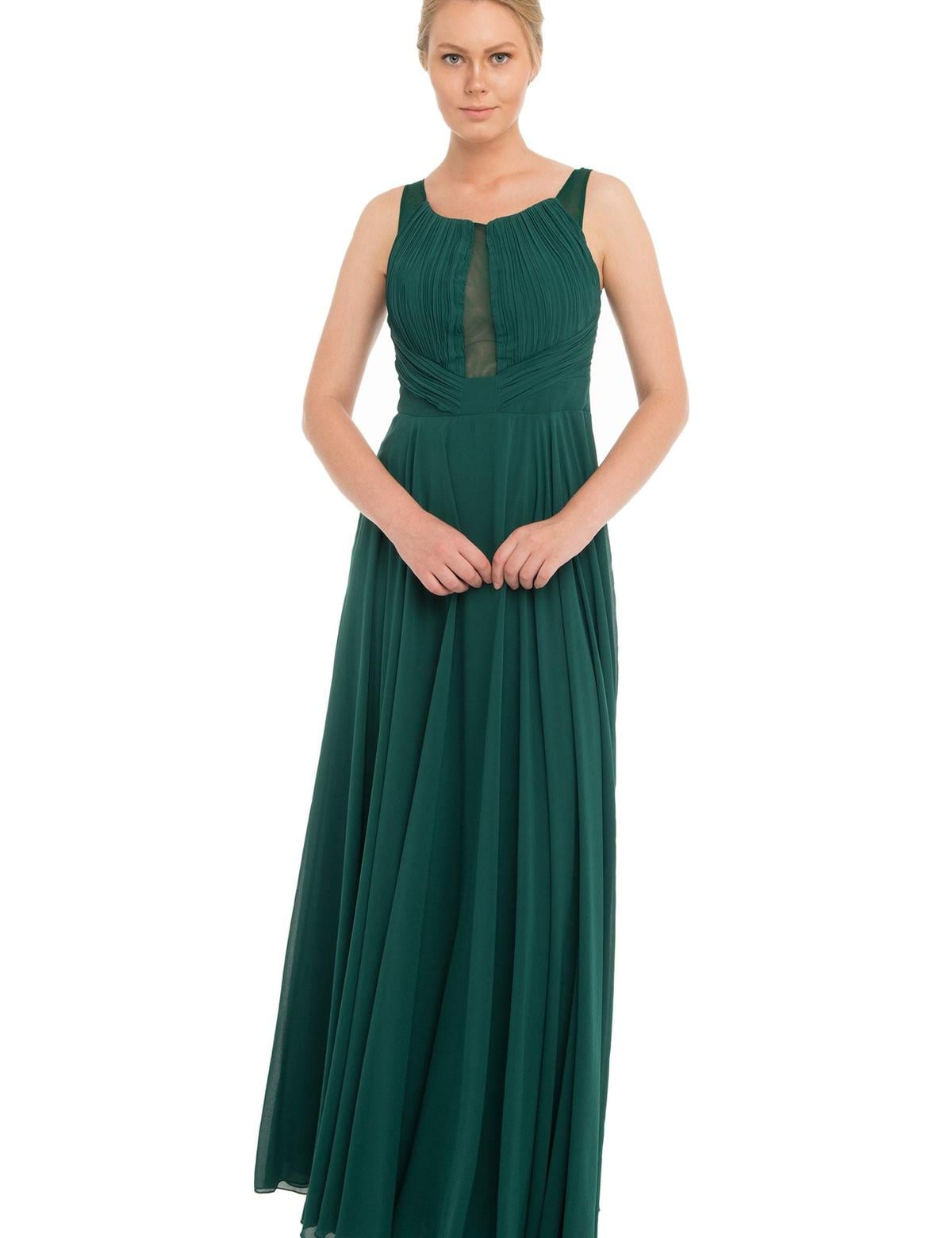 Yeşil Dokuma Elbise