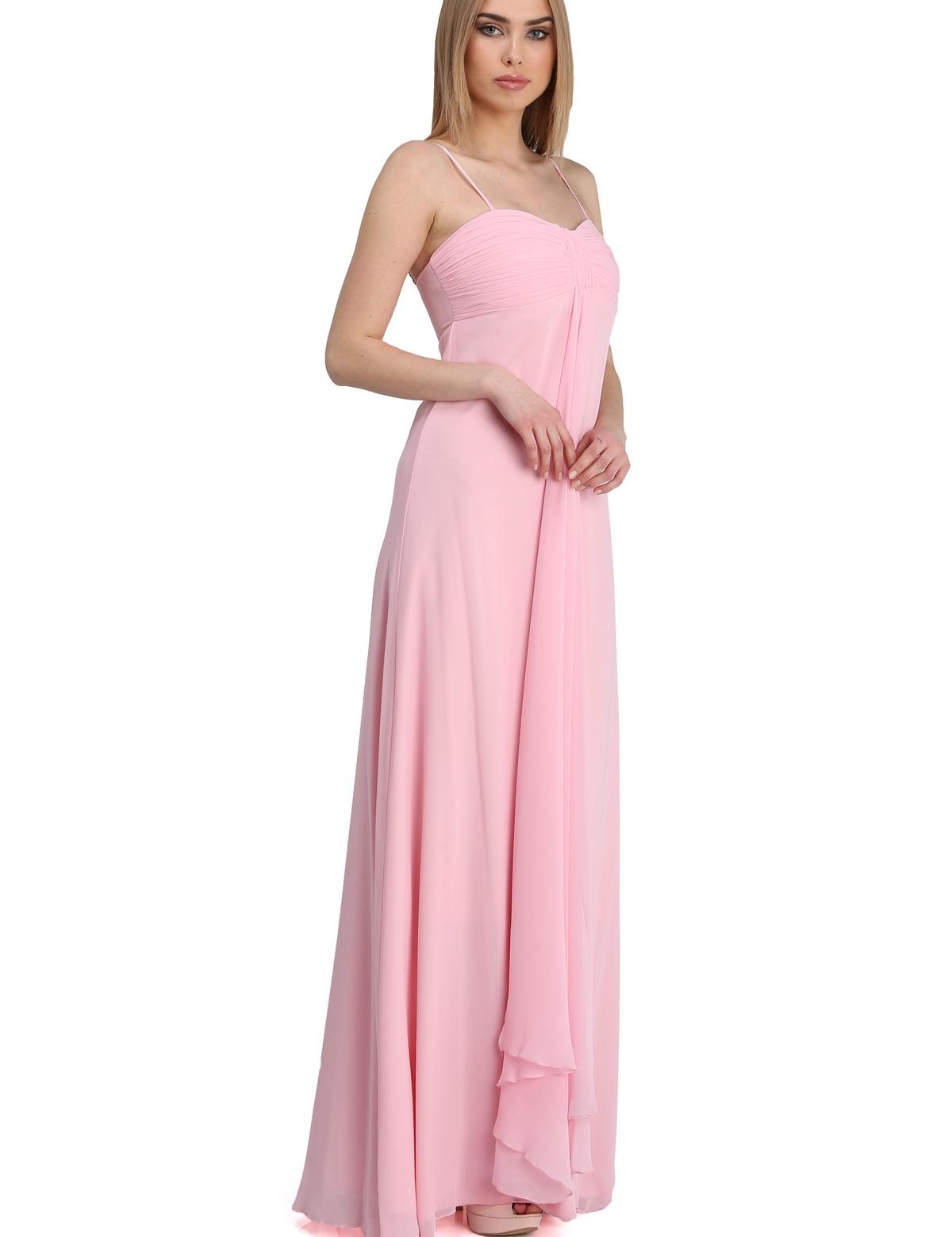 Pembe Dokuma Elbise - 50195607006