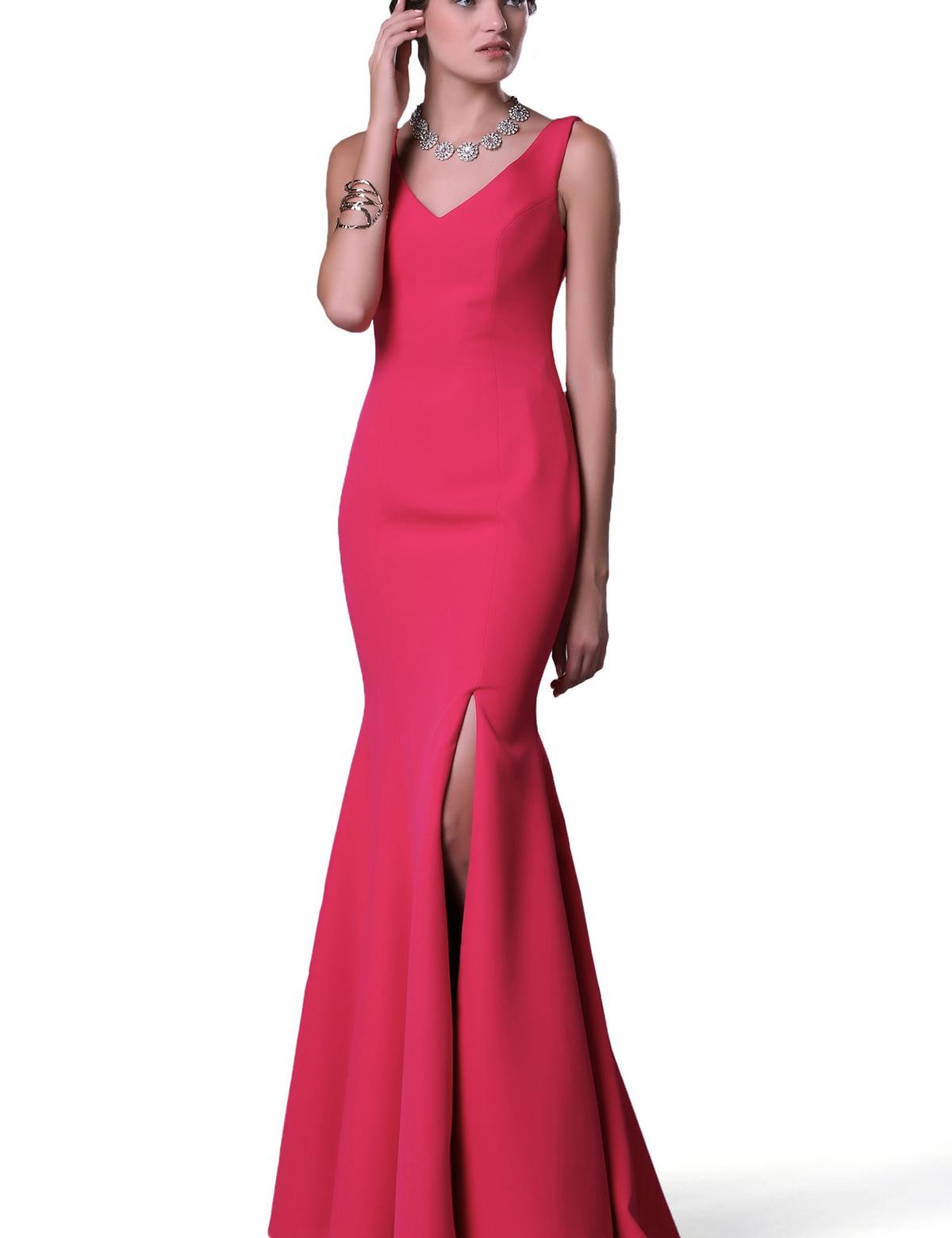 Kırmızı Dokuma Elbise - 50195613008