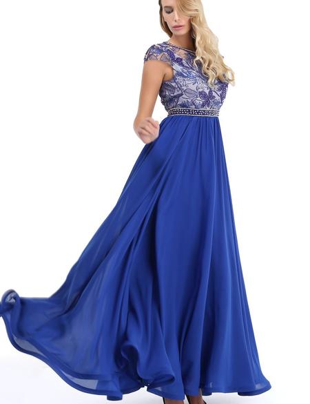 Mavi Dokuma Elbise - 50195612005