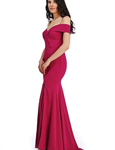 Bej Dokuma Elbise - 50195627011