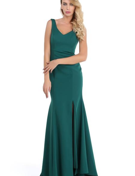 Yeşil Dokuma Elbise - 50195628005