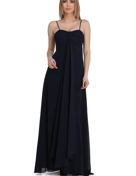 Lacivert Dokuma Elbise - 50195630005