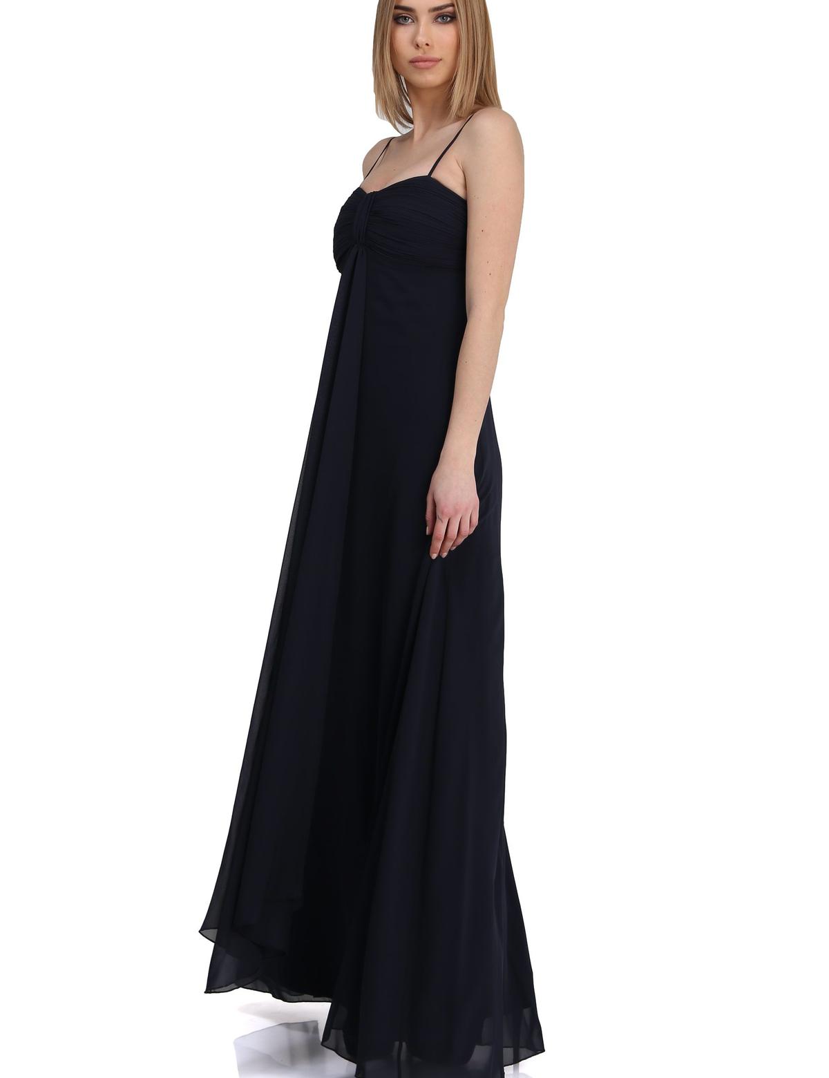 Lacivert Dokuma Elbise - 50195630005