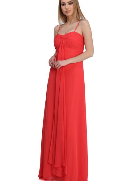 Kırmızı Dokuma Elbise - 50195645003