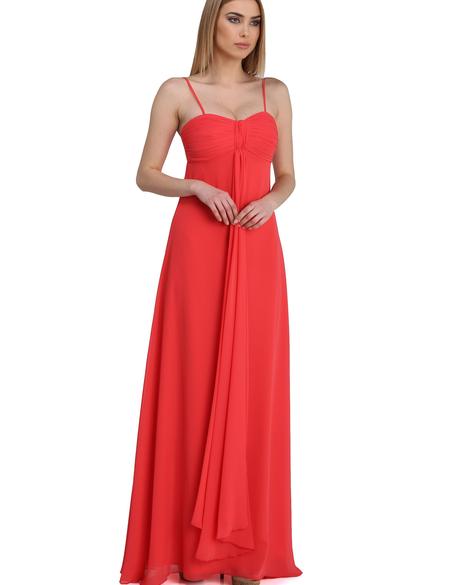 Kırmızı Dokuma Elbise - 50195645003